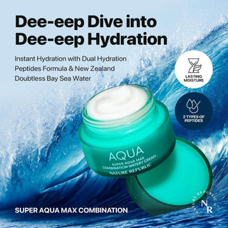 Nature Republic - Super Aqua Max Combination Watery Cream 80ml - Koreabe