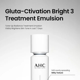 AHC - Gluta Ctivation Bright C 3 Treatment Emulsion 140ml - Koreabe