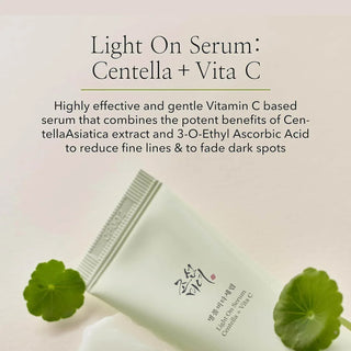 Beauty of Joseon Light On Serum : Centella + Vita C 30ml - Koreabe