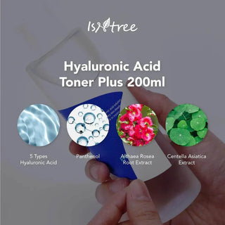 Isntree - Hyaluronic Acid Toner Plus 200ml - Koreabe