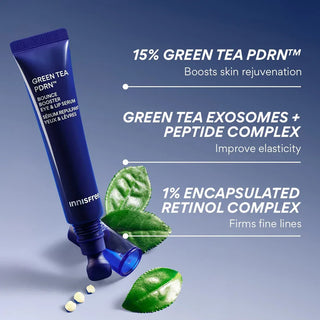 Innisfree - Сыворотка-бустер для кожи вокруг глаз и губ Green Tea PDRN Bounce Booster, 15 мл