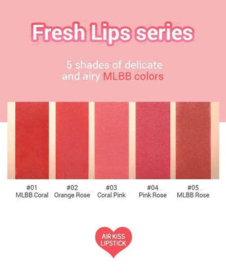 Macqueen - Air Kiss Lip Stick - 2 Colors - Koreabe