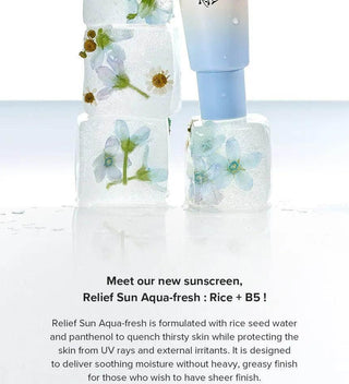 Beauty of Joseon - Relief Sun Aqua Fresh: Rice + B5 SPF50+ PA++++ 50ml - Koreabe