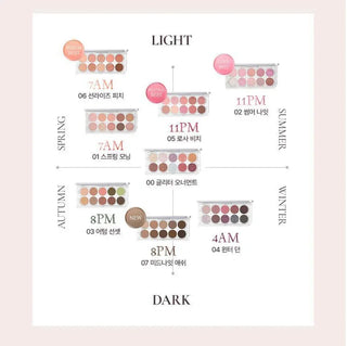 Lummir - Light On Eye Shadow Pallete - Koreabe