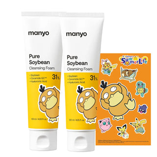 Manyo - Пенка для умывания Pure Soybean 120мл 1+1 (версия Pokemon)