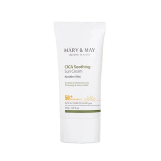 Mary&May Vegan Cica Soothing Sun Cream (SPF50+ PA++++) 50ml - Koreabe