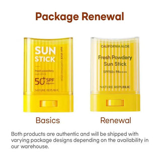 Nature Republic - Fresh Powdery SunStick SPF50+PA+++++ 24g - Koreabe