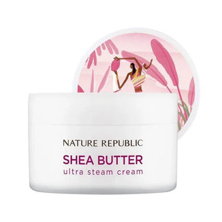 Nature Republic - Shea Butter Ultra Steam Cream 100ml - Koreabe