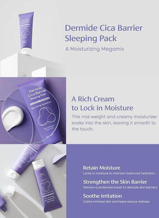 Purito Seoul Dermide Cica Barrier Sleeping Pack 80ml - Koreabe