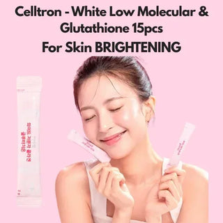 (FOR SKIN BRIGHTENING) Celltron - White Low Molecular & Glutathione 15pcs February Promotion - Koreabe