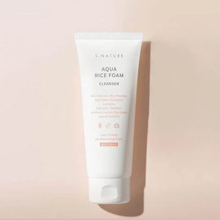 S.Nature Aqua Rice Foam Cleanser 160ml - Koreabe