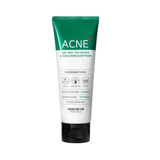 SomeByMi AHA-BHA-PHA 30 Days Miracle Acne Clear Foam 100ml - Koreabe