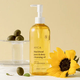 AVCA - Blackhead Pure & Deep Cleansing Oil 300ml - Koreabe