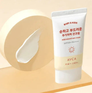 AVCA- Mild Mineral Sunscreen (SPF50+ PA++++) 35ml - Koreabe