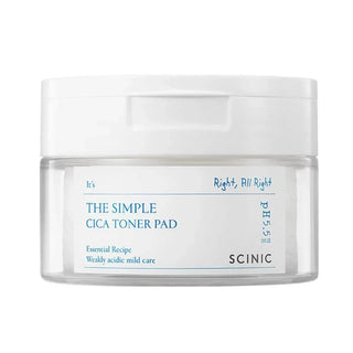 Scinic Simple Cica Toner Pad 60ea - Koreabe