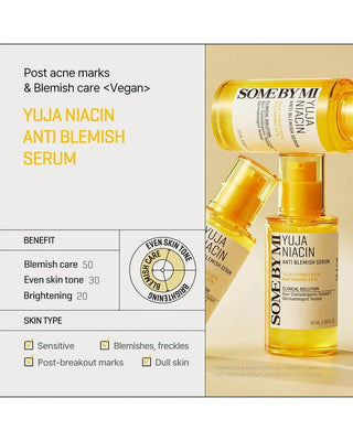 SomebyMi - Yuja Niacin Anti Blemish Serum 50ml - Koreabe