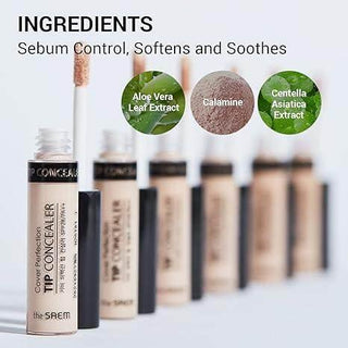 The Saem Cover Perfection Tip Concealer - 9 Colors - Koreabe