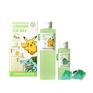 Sungboon Editor X Pokemon - Green Tomatoe NMN Pore Hydro Toner 350ml +120ml - Koreabe