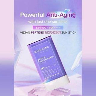 Mary&May Vegan Peptide Bakuchiol SunStick (SPF50+ PA++++) 18g - Koreabe