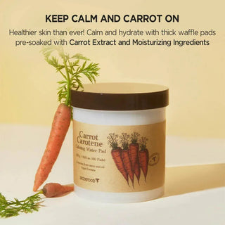 Skinfood Carrot Carotene Calming Water Pad 60ea - Koreabe