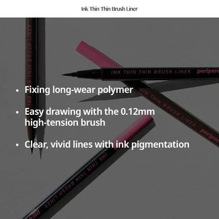 Peripera Ink Thin Thin Brush Line - 2 Colors - Koreabe