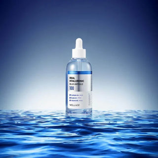 Wellage Real Hyaluronic Blue Ampoule 100ml - Koreabe