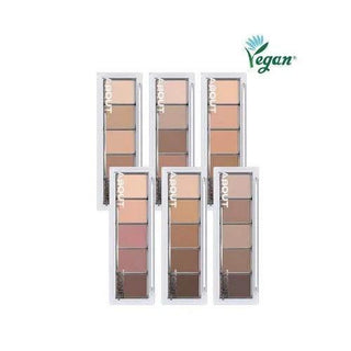 About Tone - Return to Basic Shadow Palette - 6 Colors - Koreabe