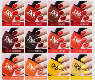 Delibeauty - Color Gel Nail - 17 Colors - Koreabe