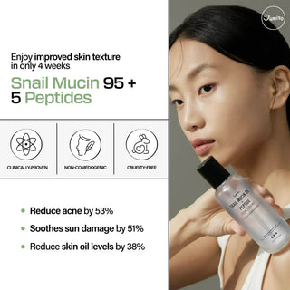 Jumiso - Snail Mucin 95 + Peptide 140ml - Koreabe