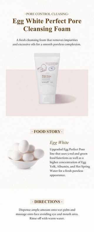 Skinfood Egg Cleansing Foam 150ml - Koreabe