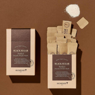 Skinfood Black Sugar Perfect Enzyme Powder Wash 30p - Koreabe