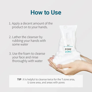 Be The Skin - BHA Cleansing Foam Pore Zero 150g - Koreabe