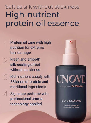 Unove - Silk Oil Essence 70ml x 2 - Koreabe