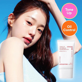 Innisfree - Tone Up No Sebum Sunscreen Ex 60ml - Koreabe
