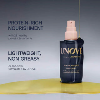 Unove - Silk Oil Essence 70ml x 2 - Koreabe