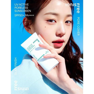 Innisfree - UV Active Poreless Sunscreen SPF50+ PA++++ - Koreabe
