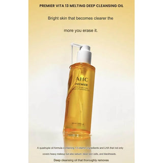 AHC - Premier Vita 13 Melting Deep Cleansing Oil 200ml - Koreabe