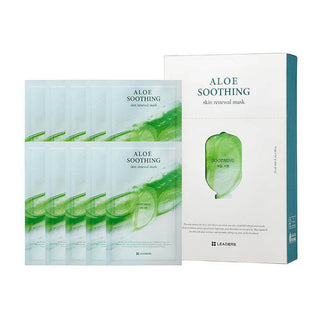 Leaders Aloe Soothing Skin Rewenal Mask (10 units) - Koreabe