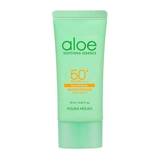Holika Holika - Aloe Soothing Essence Water Proof Sunscreen 50 SPF++++ 70ml - Koreabe