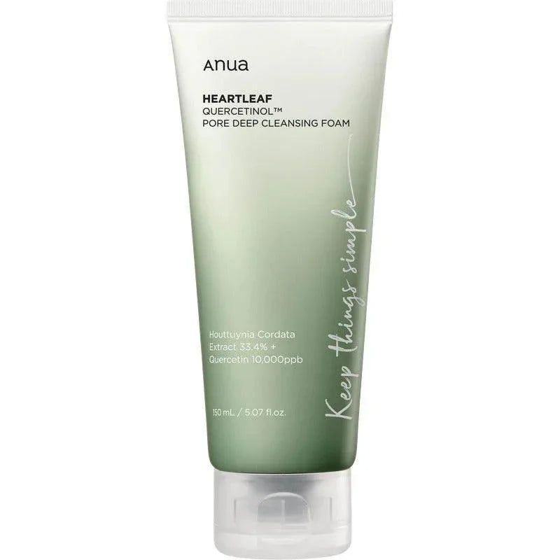 Anua - Heartleaf Quercetinol Pore Deep Cleansing Foam 150ml - Koreabe