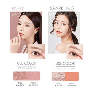 Merythod - Two Tone Eye Shadow - 7 Colors - Koreabe