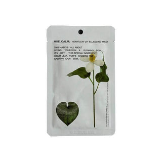 Hue_Calm - Heartleaf pH Balancinh Mask 10pcs - Koreabe