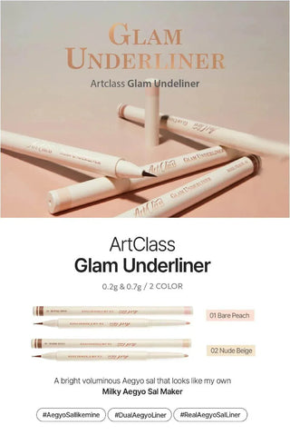 Too Cool For School - Glam Underliner - 4 Colors - Koreabe