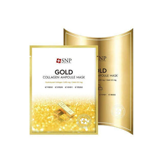 SNP - Gold Collagen Ampoule Mask 10ea - Koreabe