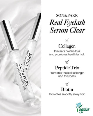 Son&Park Real Eyelash Serum Clear 15g - Koreabe