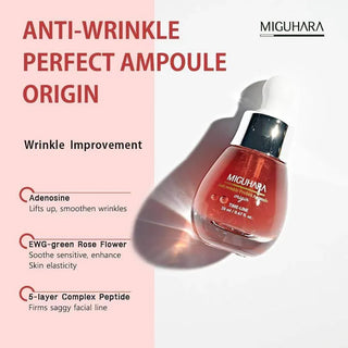 Miguhara - Anti Wrinkle Perfect Ampoule Origin 50 ml - Koreabe
