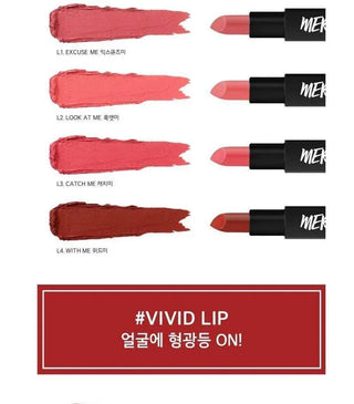 Merzy - The First Lipstick - 6 Colors - Koreabe