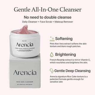 Arencia - Royal Rosehip Cleanser 120ml + 15ml Blue Cleanser - Koreabe