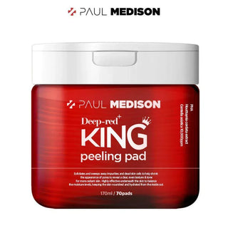 Paul Medison - Deep Red+ King Peeling Pad 70ea - Koreabe