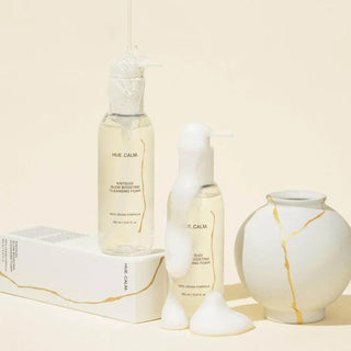 Hue_Calm - Kintsugi Glow Boosting Cleansing Foam 160ml - Koreabe